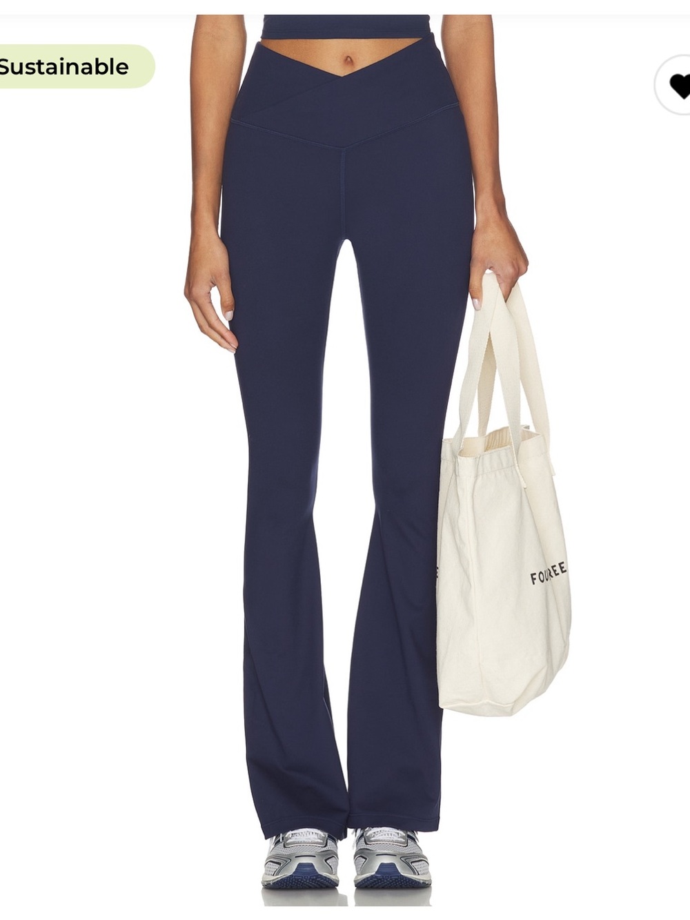 Revolve WellBeing + BeingWell FlowWell Callista Crossover Pant — Peacoat Navy